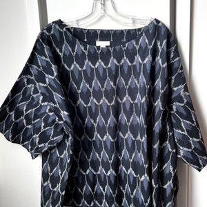 J JILL * Kimono Style * All Cotton Top * Size 1X